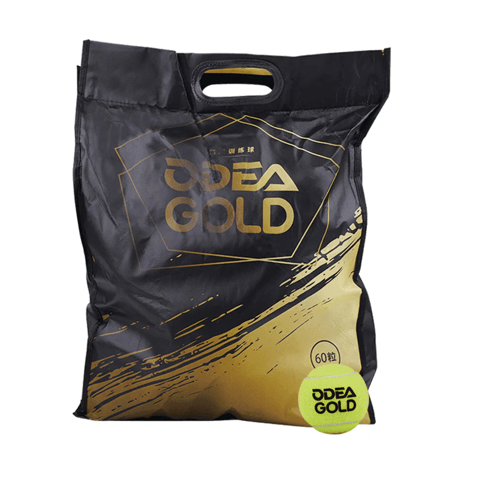 ODEA Gold Training Tennis Balls (Rebound 140-148CM ITF) 60 Pcs