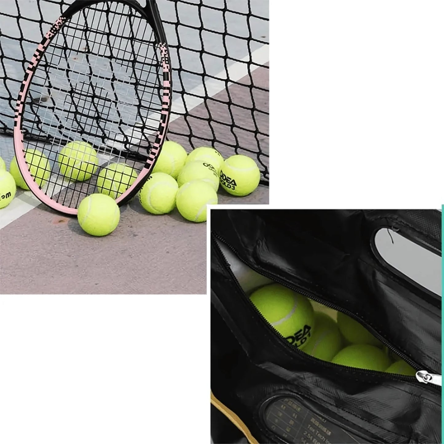 ODEA Gold Training Tennis Balls (Rebound 140-148CM ITF) 60 Pcs