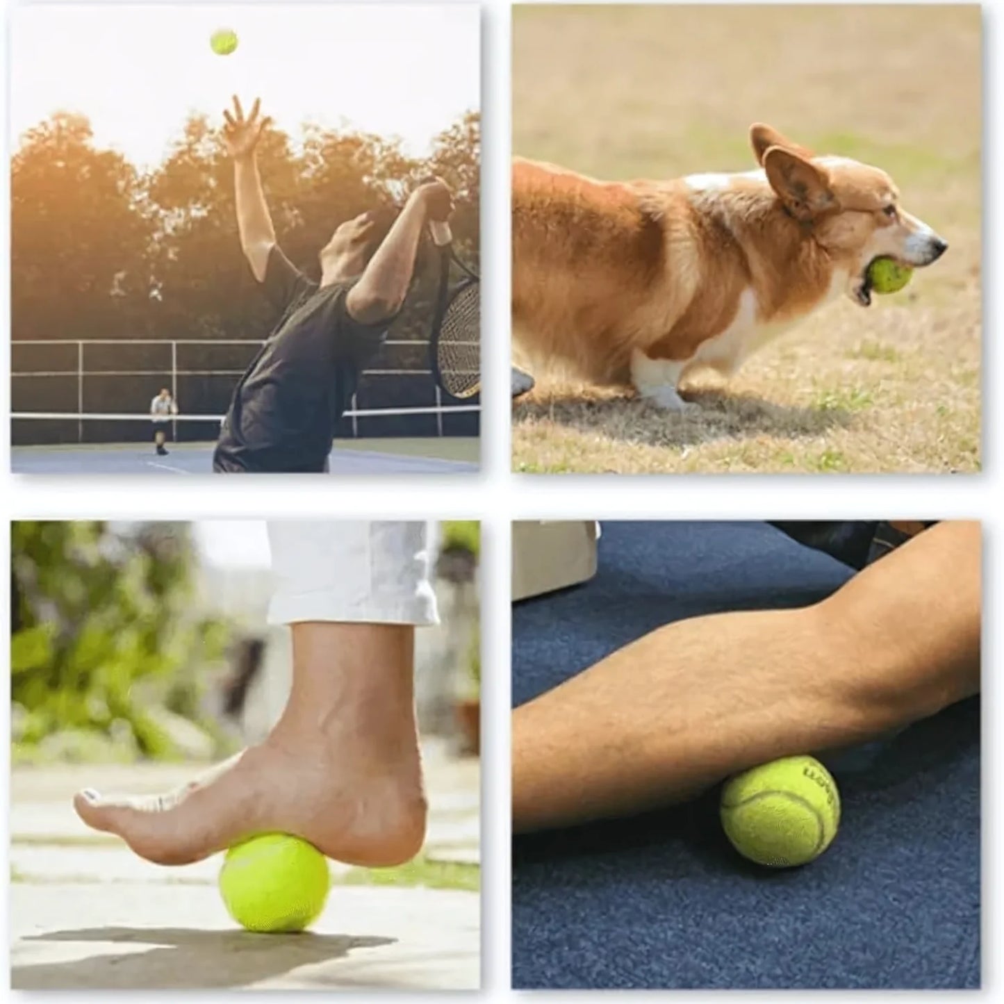 ODEA Gold Training Tennis Balls (Rebound 140-148CM ITF) 60 Pcs