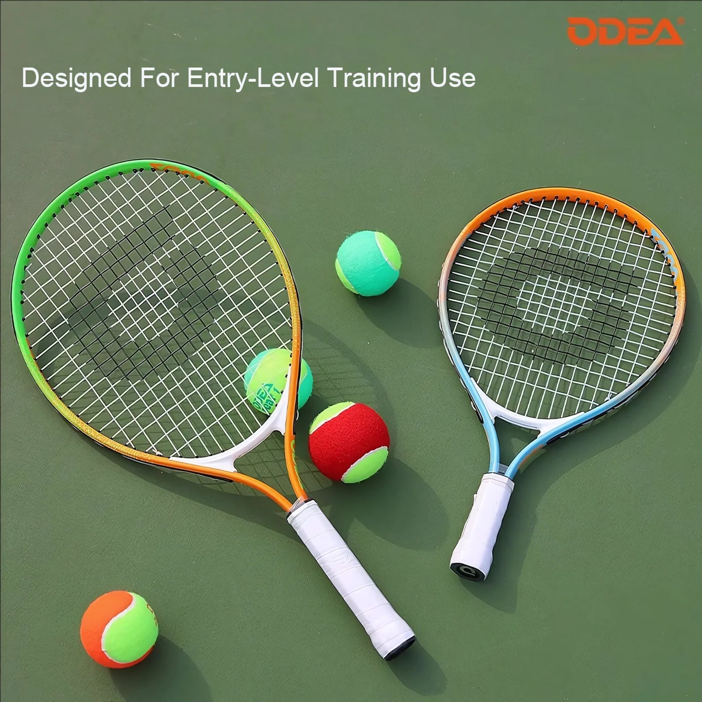 ODEA Stage 3 RED 48 PCS Children Beginners Tennis Balls Low Compression Slower Speed