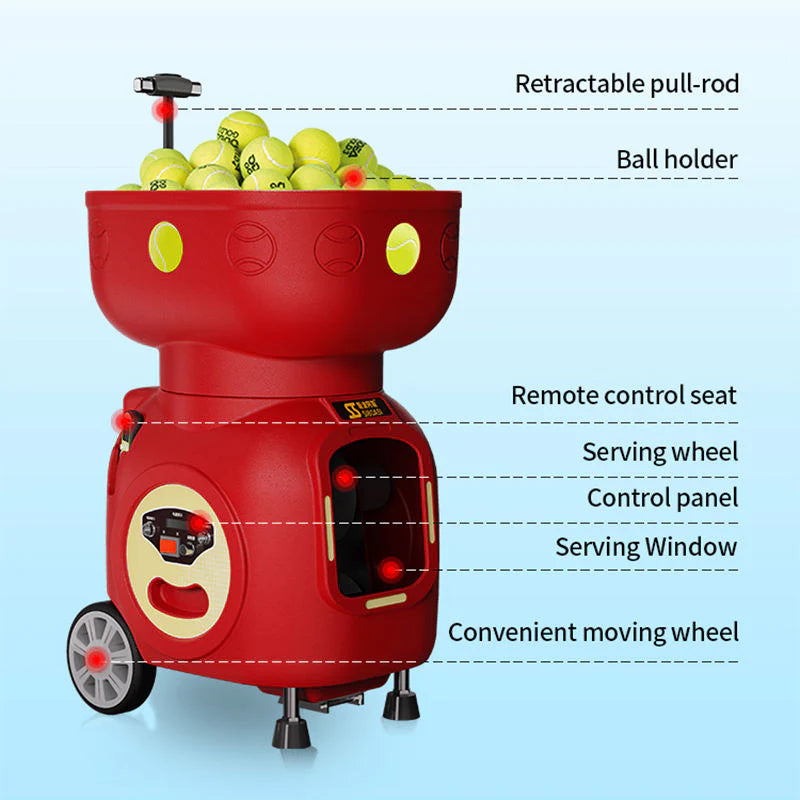 SIBOASI T3 Tennis Ball Machine (SKU SS-T3)