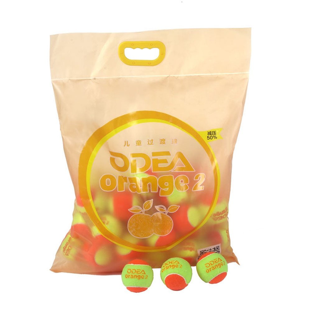 ODEA Stage 3 RED 48 PCS Children Beginners Tennis Balls Low Compression Slower Speed