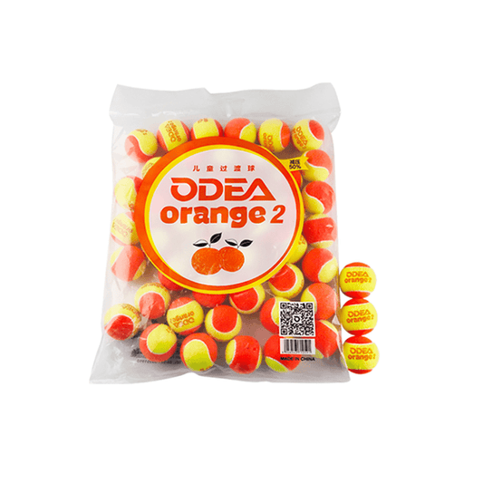 ODEA Stage 3 RED 48 PCS Children Beginners Tennis Balls Low Compression Slower Speed
